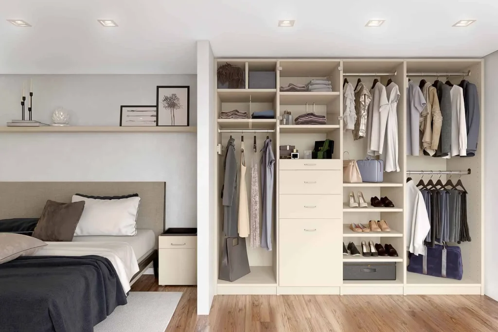 custom closet for bedroom