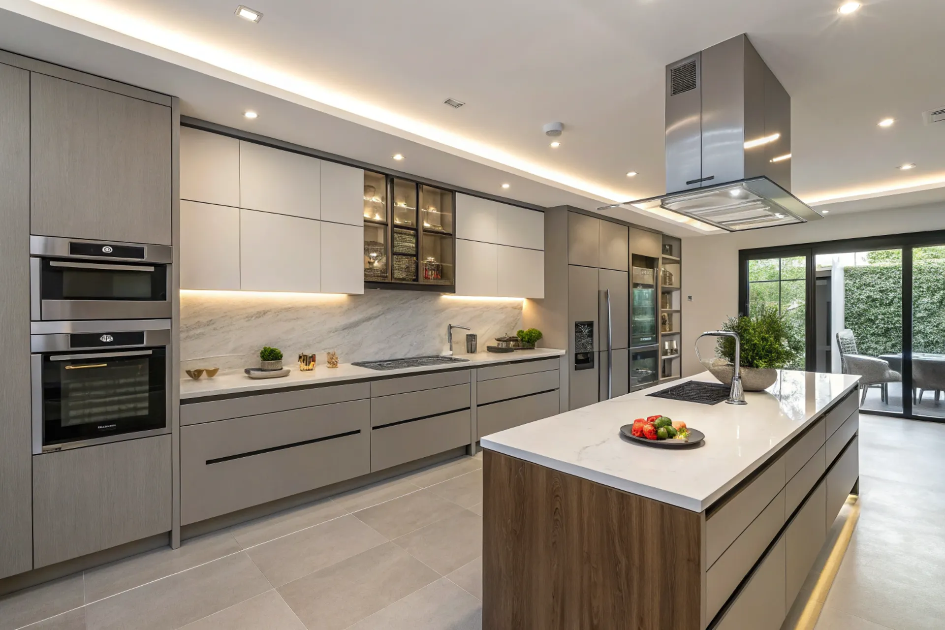 modern-matte-kitchen cabinets