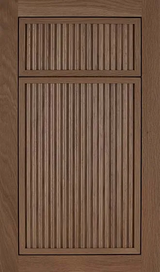 Red wood cabinet doors