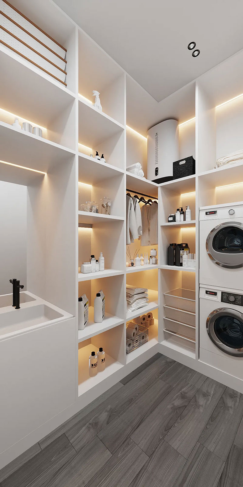 Laundry-room-cabinets-melamine-with-particle-board-GL-001-01