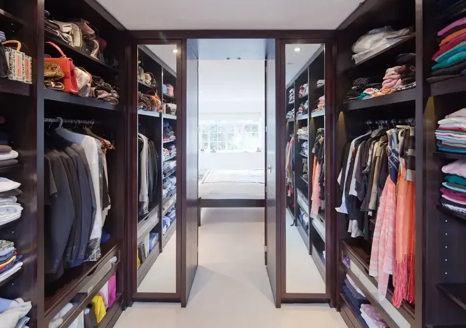 double sided walk in closets