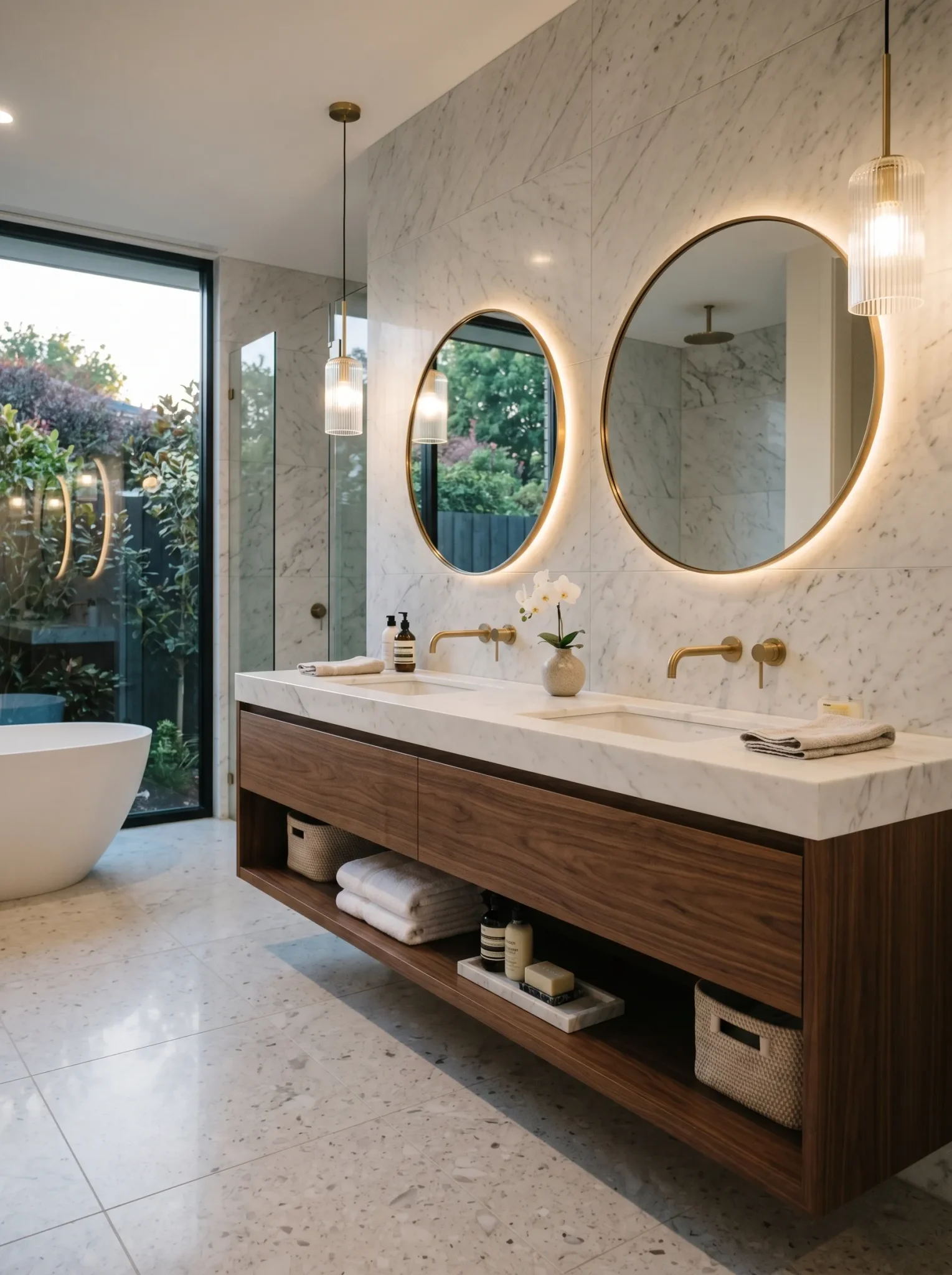 3D modern luxury bathroom design (2)
