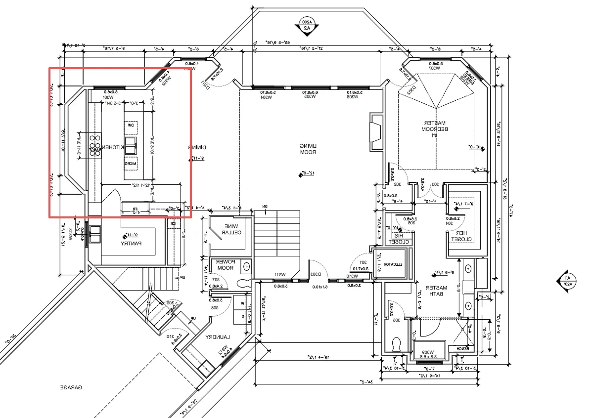 Floor plan design before