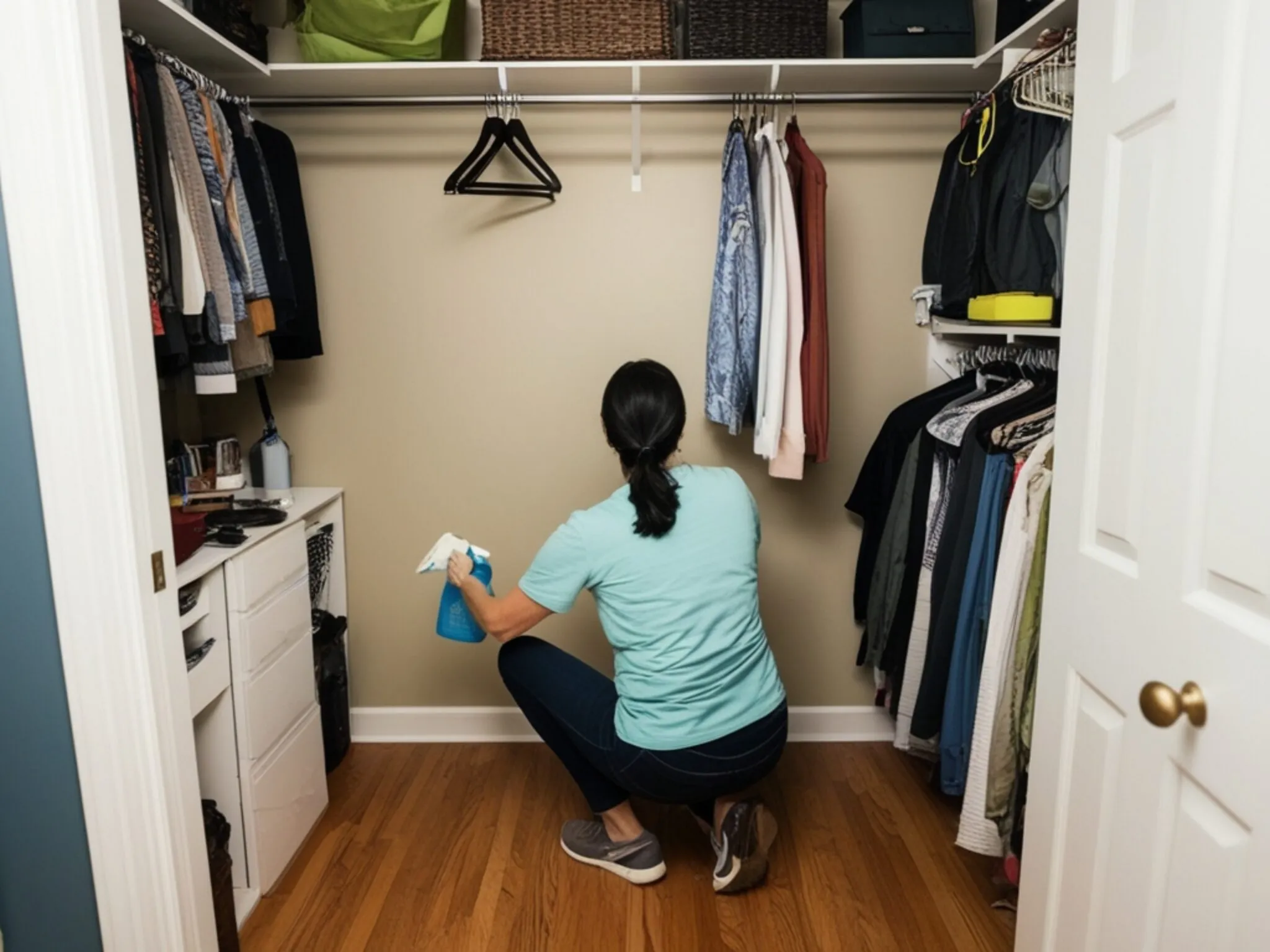 claen walk in closet