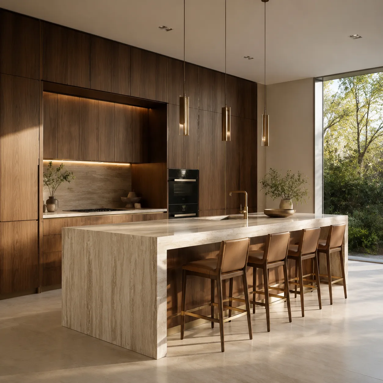 Luxury modern kitchen cabinets from whole house customization