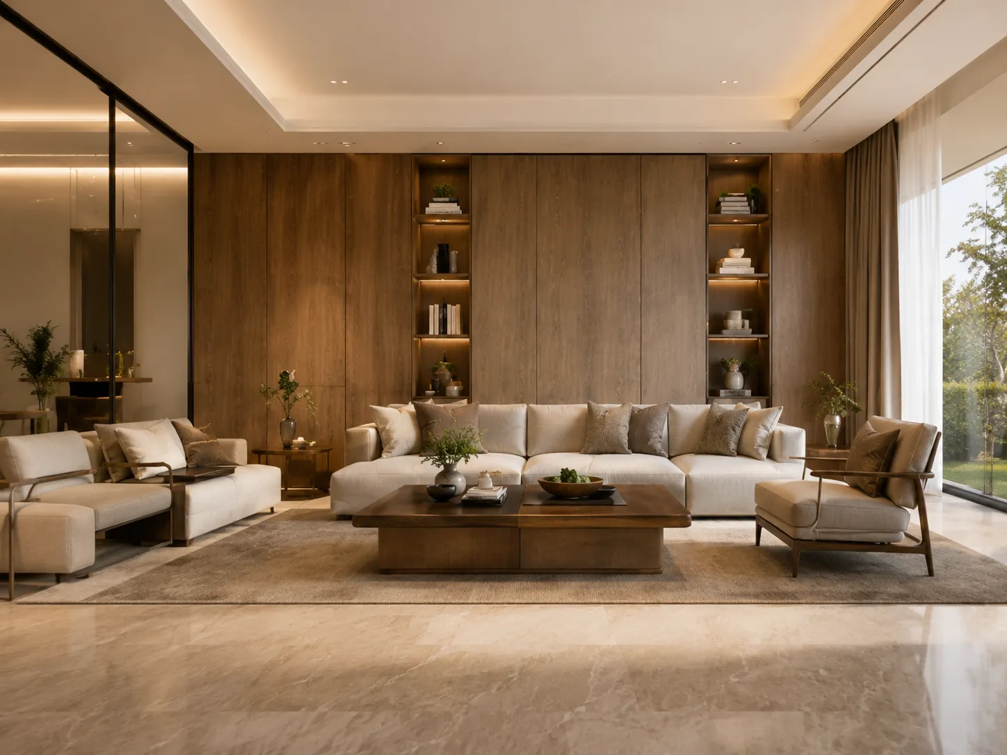 Custom Integrated Door Wall Cabinet System luxury villa