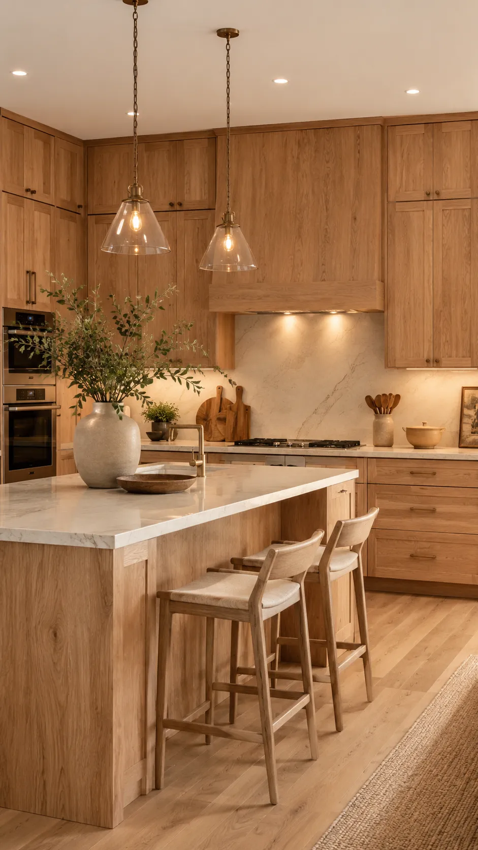 Natural Wood Style Cabinets