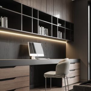 Oak filing cabinet melamine with particle board-GO-009