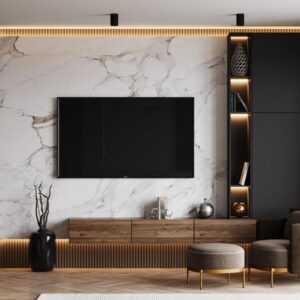 Cabinet living room UV Lacquer with particle board-GT-004
