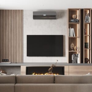 Living room display cabinet melamine with particle board-GT-015