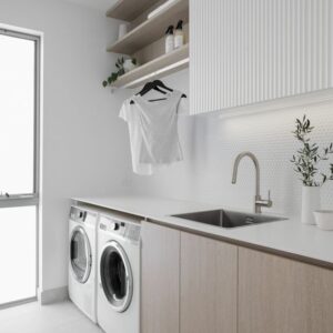 Laundry storage cabinets melamine with particle board-GL-012