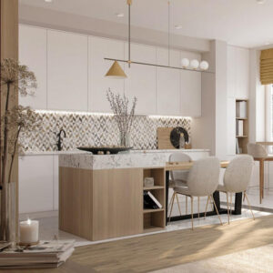Melamine cabinets with particle board-GK-067