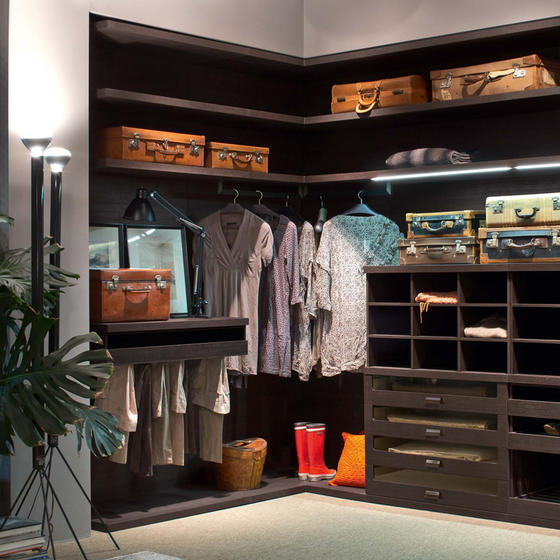 black wardrobe 007 Black wardrobe melamine with particle board-GW-068