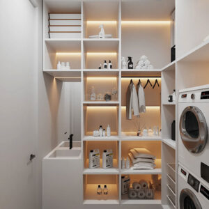 Laundry-room-cabinets-melamine-with-particle-board-GL-001-02