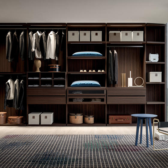 Walk in closet design melamine with particle board-GW-084