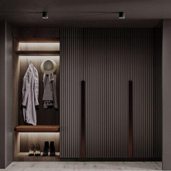 living room storage furniture PVC with HDF GE-001