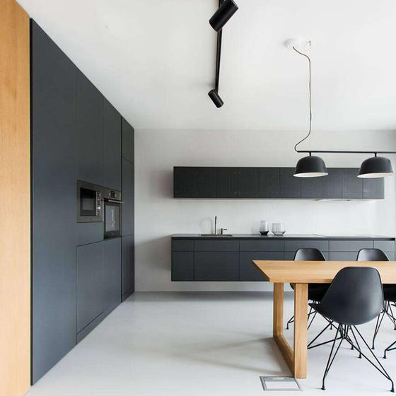Modern Kitchen UV Lacquer with Particle Board-GK-062