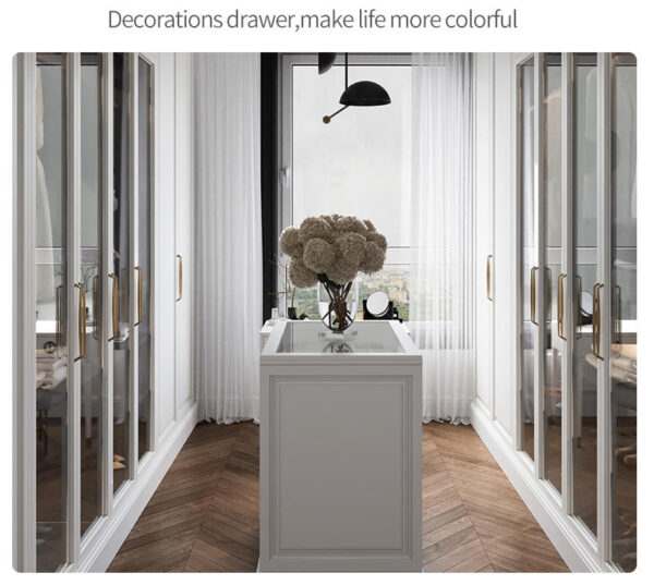 Small walk in closet PVC with HDF-GW-013