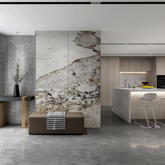 Melamine Kitchen Cabinets with Particle Board-GK-094