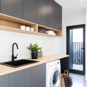 Laundry cupboards UV Lacquer with particle board-GL-006