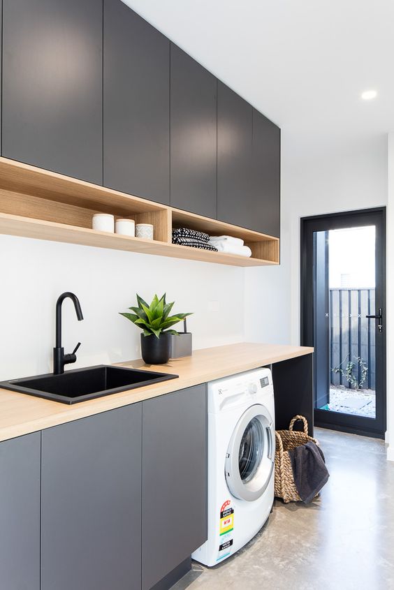 laundry cupboards uv lacquer with particle board gl 006 Laundry cupboards UV Lacquer with particle board-GL-006