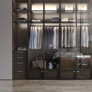 Modern closet melamine with particle board-GW-089
