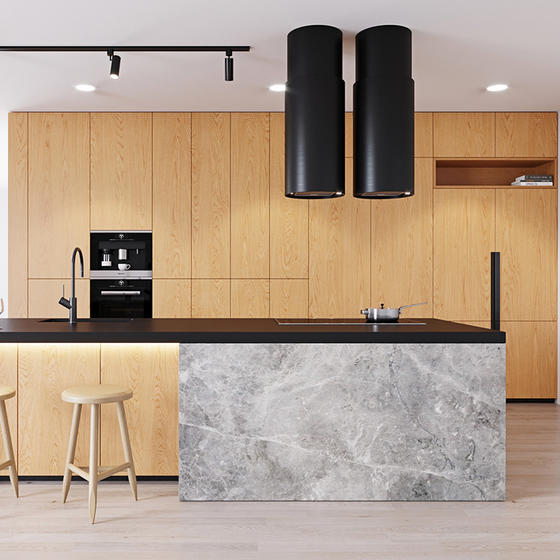 Modern Cabinets Melamine with Particle Board-GK-016