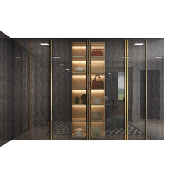 Walk in robe UV Lacquer with particle board-GW-109