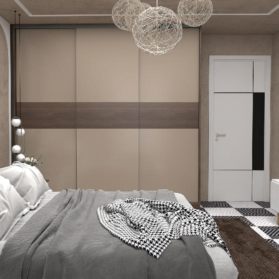 Wardrobes for sale melamine with particle board-GW-019