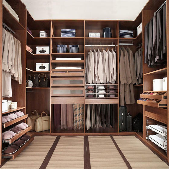 Master bedroom with walk in closet melamine with particle board-GW-027