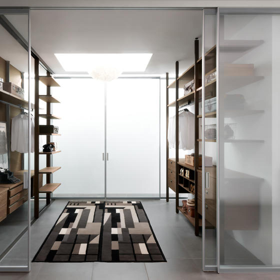 Small walk in closet melamine with particle board-GW-033