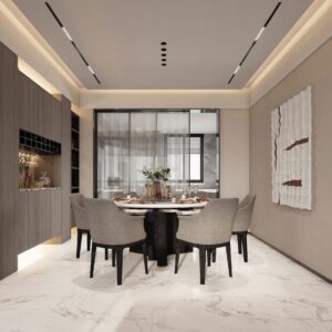 dining room cabinets modern melamine with particle board GD-005