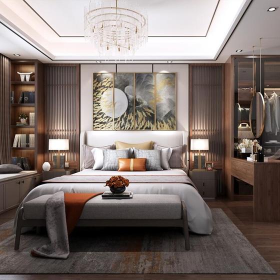 Bedroom closet melamine with particle board-GW-119