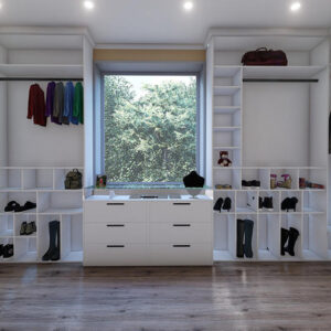 Modern walk in closet melamine with particle board-GW-087