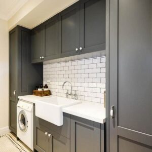 Washing machine cupboard melamine with particle board-GL-014