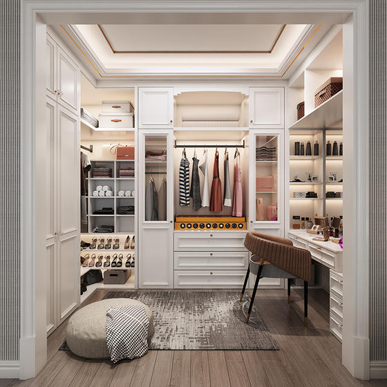 Single wardrobe PVC WITH HDF-GW-052