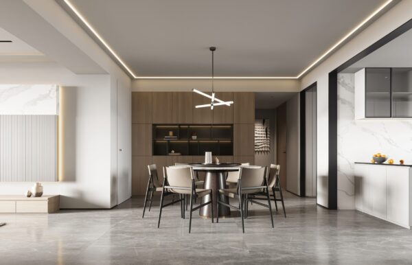 dining room china cabinet melamine with particle board GD-010