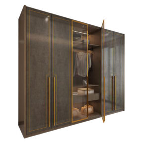 Armoire closet PVC WITH HDF-GW-108