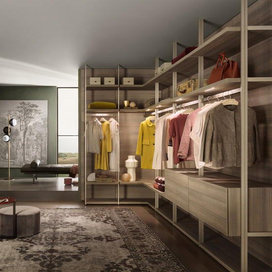 Freestanding wardrobe melamine with particle board-GW-069