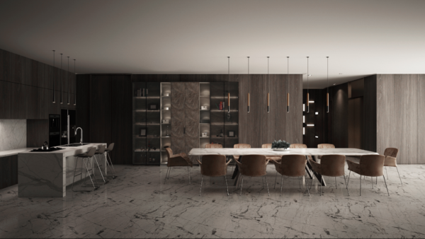 dining room bar cabinet melamine with particle board GD-012