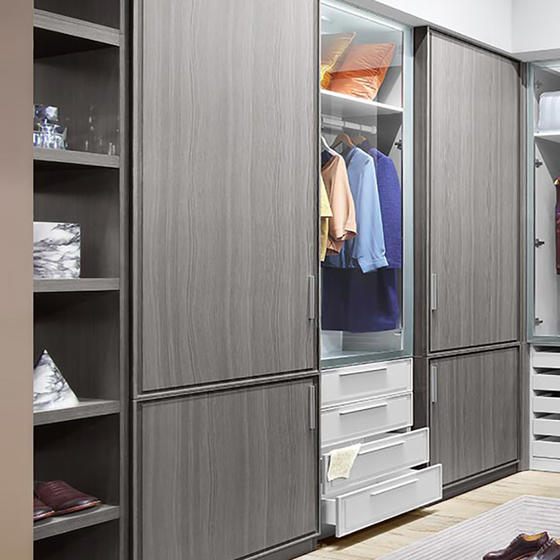 Walk in closet PVC with HDF-GW-016
