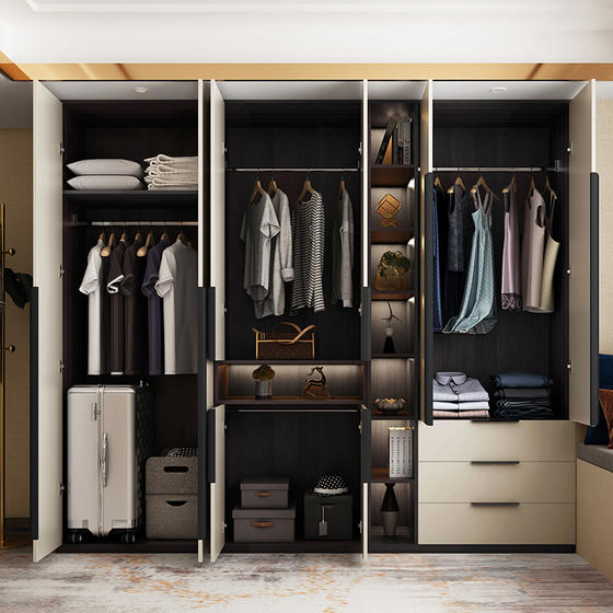 melamine 003 Wall wardrobe melamine with particle board-GW-037