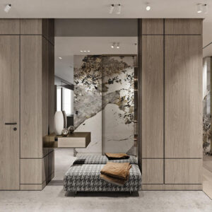 Wardrobe storage melamine with particle board-GW-041