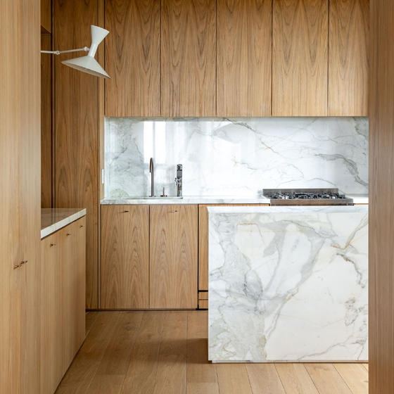 melamine kitchen cabinets melamine with particle board-GK-022