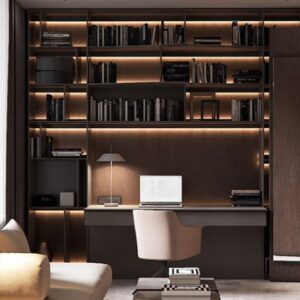 Home office cabinets melamine with particle board-GO-007