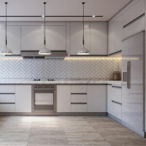 Modern Cabinets Melamine with Particle Board-GK-043