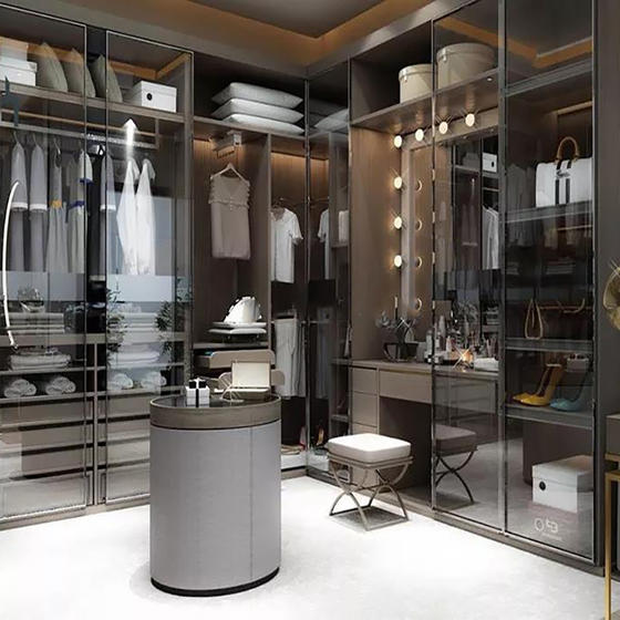Master bedroom closet tempered glass-GW-007
