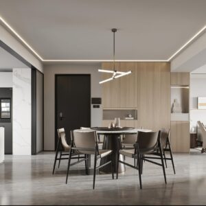 dining room cabinets modern melamine with particle board GD-011