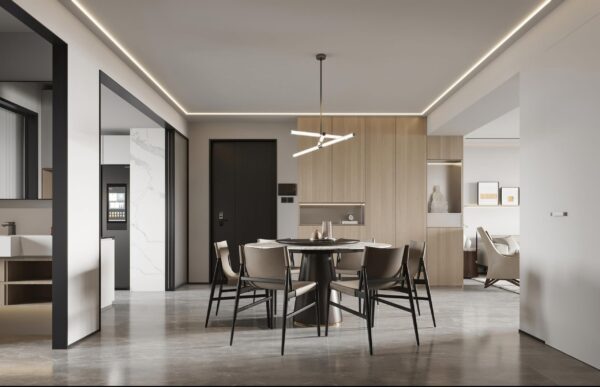 dining room cabinets modern melamine with particle board GD-011
